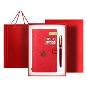 Promotional Items with logo Printing <b>Notebook</b> and Pen Gift <b>Set</b> Gifts for Coworkers - Product Image 1