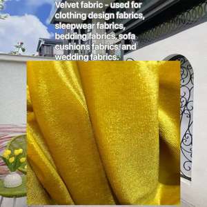 Tissu en velours de soie métallique respirant de haute qualité, fil brillant et transparent, lamé pour robes de soirée, jupes, tissu de canapé pour vêtements - Product Image 3