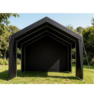 Abri <span class=keywords><strong>pour</strong></span> véhicule toutes saisons GS163616, protection contre le vent, la pluie et le soleil, abri de garage <span class=keywords><strong>pour</strong></span> stationnement extérieur - Product Image 5