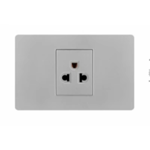 Hot Selling New Home Three Hole Socket Electrical Safety Wall Switch Socket Thailand Socket