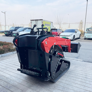 Mini-lader staande uitvoering bouwmachines 500kg 1000kg rupsbanden kniklader met aanbouwdelen - Product Image 4