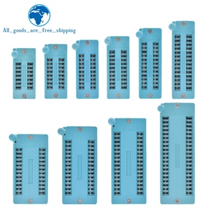 Tzt 14 16 18 20 24 28 32 40 P Pin 2.54mm màu xanh lá cây Dip phổ <span class=keywords><strong>zif</strong></span> <span class=keywords><strong>IC</strong></span> ổ cắm kiểm tra hàn loại <span class=keywords><strong>IC</strong></span> Khóa ghế <span class=keywords><strong>zif</strong></span> ổ cắm - Product Image 5