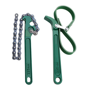 Llave de cadena Tuosen de 8-12 pulgadas, herramienta para limpiar filtros de aceite, acero con alto contenido de carbono, antideslizante, con dientes, para reparación de automóviles - Product Image 5