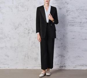 Bureau porte pour dames Slim Costumes Femme Bureau mousseline de soie pantalon costumes personnalisation Production - Product Image 4