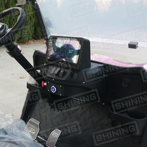 72v 100amp स्टील बैटरी 6 सीटें 4kw एसी मोटर इलेक्ट्रॉनिक ब्रेक स्ट्रीट कानूनी इलेक्ट्रिक गोल्फ कार्ट - Product Image 6