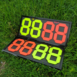 Tablero de sustitución de partidos de fútbol LED al por mayor tablero de sustitución árbitro de fútbol tablero de sustitución de puntuación de 2 dígitos - Product Image 5