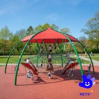 Structure de jeu dôme en corde pour extérieur, équipement de parc d'attractions pour enfants, OEM ODM