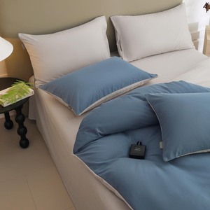 Luxury <strong>Double</strong> Size <strong>Duvet</strong> Cover Set Breathable Ice Cooling Eco-Friendly for All-Season Wedding Bedding - Product Image 6