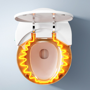 Inodoro Inteligente de Lujo con Sensor Automático, Inodoro Eléctrico Inteligente, Inodoro de Cerámica con Bidé Automático - Product Image 4