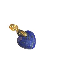 Pendentif Collier Cœur Multicouche Facetté en Pierre Naturelle avec Fermoir en Cuivre en Forme de Graine de Gourde, Fabriqué à Yiwu, Chine