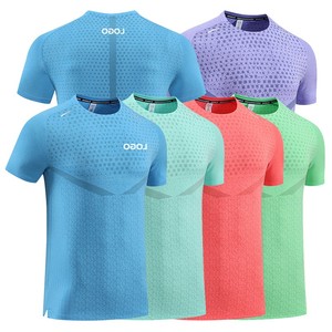 Akilex Polyester Custom Logo Sweat Wear Outfit Tee Gym Clothing Fitness Men T Shirt Top Pickleball Tennis Wear