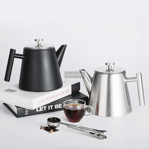 Highwin Tea Pot thép không gỉ nhiều màu cách nhiệt ấm trà với có thể tháo rời Infuser - Product Image 2