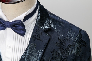 Automne/hiver nouvelle impression hommes costumes trois pièces velours costumes grande taille <span class=keywords><strong>marié</strong></span> meilleur <span class=keywords><strong>homme</strong></span> se marier <span class=keywords><strong>costume</strong></span> - Product Image 5