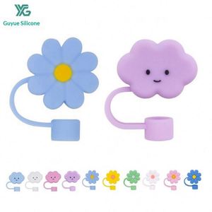 Tapón de silicona de 10 mm con forma de nube para pajitas, antivuelco, reutilizable, accesorio protector para pajitas. - Product Image 2