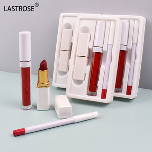 Bán buôn 3 trong 1 Matte Lip Gloss + Son môi + Lip Liner Set nhà máy cung cấp nhãn hiệu riêng Lip Liner và Gloss Kit - Product Image 3