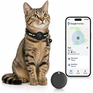 JNLIK ปลอกคอ GPS สำหรับแมวอัจฉริยะ IPX7 กันน้ำ ตัวติดตามบลูทูธ ติดตามแบบเรียลไทม์สำหรับการตรวจสอบสัตว์เลี้ยงแอนดรอยด์ - Product Image 1