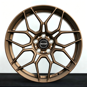 Ruedas Forjadas Monobloque Personalizadas SRD en Bronce Mate <span class=keywords><strong>de</strong></span> 18, 19, 20, 21 y 22 Pulgadas para Autos BMW, Mercedes, Audi, Toyota, Honda, Tesla, Mustang - Product Image 2