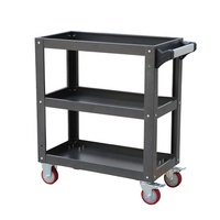 Chariot d'atelier pour mécanicien, ensemble de chariots à outils, armoire à outils avec étagère à 3 niveaux