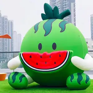 Waterproof PVC Advertising Inflatable Fruit Blow Up Watermelon Decoration For Events