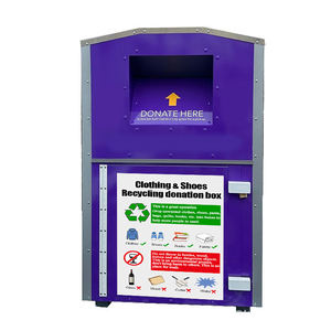 Contenedor de <span class=keywords><strong>ropa</strong></span> <span class=keywords><strong>para</strong></span> exteriores de alta resistencia con cerradura <span class=keywords><strong>para</strong></span> <span class=keywords><strong>ropa</strong></span> y zapatos usados, caja de acero resistente a la intemperie - Product Image 6