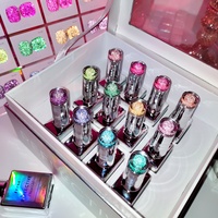 JTING TPO Hema Échantillon Gratuit Conception 12 couleurs Réfléchissant Disco Gel Polish Collection Personnalisé Laser Set Boîte Gel Vernis À Ongles Cartes Gratuites