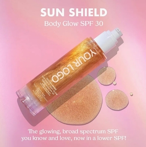 Cosmetici di bellezza per la cura della pelle <span class=keywords><strong>SPF</strong></span> 45 <span class=keywords><strong>protezione</strong></span> UV <span class=keywords><strong>protezione</strong></span> <span class=keywords><strong>solare</strong></span> ambra oro Shimmer Mica <span class=keywords><strong>protezione</strong></span> <span class=keywords><strong>solare</strong></span> bagliore corpo - Product Image 2