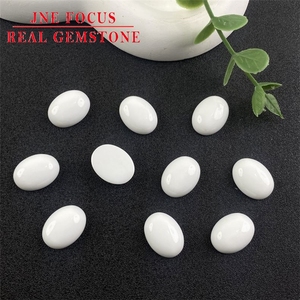 Piedras preciosas sueltas huevos piedra cristal Natural piedra semipreciosa anillo ovalado gema hecha a mano DIY productos semiacabados anillo gema - Product Image 3