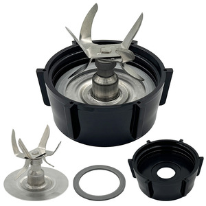 Kit de exprimidor de seis cuchillas con base de baquelita y anillos de sellado para accesorios de licuadora Oster, cuchilla de acero inoxidable, piezas de plástico - Product Image 2