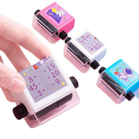 BESTLINE Tampon Rouleau Mathématique Numérique pour Enfants : Générateur de Questions d'Addition, de Soustraction, de Multiplication et de Division