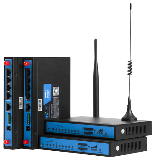 Bivocom Industrial WIFI Router with 4G LTE CAT4 CAT6 4-LAN 1-WAN Sim Card Slot for Communication & Networking