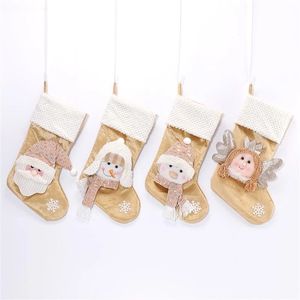 Festive Large <b>Christmas</b> <b>Stockings</b> 4PCS Set Gift <b>Holder</b> for Kids Holiday Surprise - Product Image 2