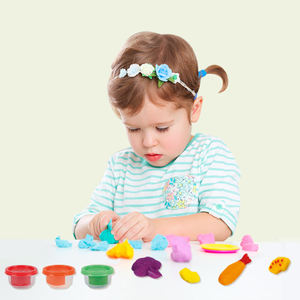 Ensemble de pâte à modeler éducative non toxique et colorée pour enfants, avec outils de modelage pour aliments et repas, pour jeu d'imitation et bricolage - Product Image 3