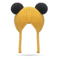 Gorro de Punto Cálido para Niños de Jardín de Infancia, Protección para los Oídos a Prueba de Frío, Gorro Infantil de Nailon con Diseño de Panda
