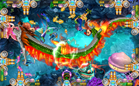 Kit de jeu de pêche Tiger Legend Arcade Hunter - Plateau de jeu en métal multijoueur en anglais
