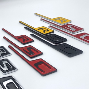 Pegatina 3DABS al por mayor, insignia R, pegatina personalizada única para coche, pegatina para maletero con logo R para Mercedes-Benz AMG Clase C Clase E - Product Image 2