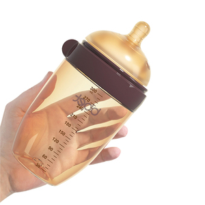 Nursing 8oz Wee Anti-Colic Baby <strong>Bottles</strong> Flask with Spoon Handle BPA-Free <strong>PPSU</strong> Material Printed Pattern for 0-12 Months - Product Image 2