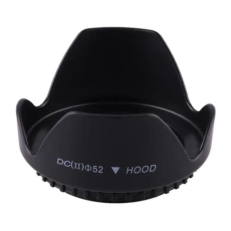 Universal Camera Lens Hood 49 52 55 58 62 67 72 77 82mm Screw-In Bayonet Mount Flower Shape Lens Hood for Nikon Canon