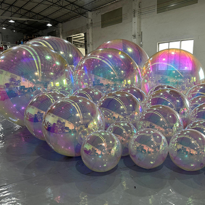 Bola de espejo inflable de 1M, 1,5 M, 2M de diámetro, globo reflectante decorativo para escenario, decoración de <span class=keywords><strong>conciertos</strong></span> - Product Image 5