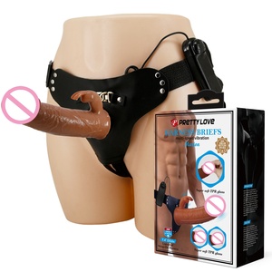 ปลอกอวัยวะเพศชายแบบสั่นสะเทือนทำจากซิลิโคนนุ่มเป็นมิตรกับสิ่งแวดล้อม ยี่ห้อ BAILE พร้อมสายรัดแบบสวมใส่ได้  แบบกลวง  กันน้ำ สำหรับของเล่นทางเพศชาย - Product Image 1