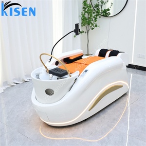 Kisen Shampoo <b>Bed</b> for Salon Luxury Automatic Electric Massage Washing Hair Chair With Bowl - Product Image 5