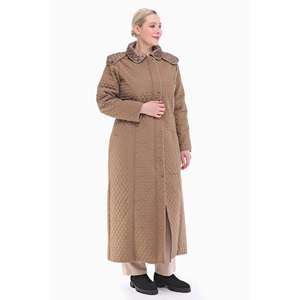 Manteau matelassé avec capuche, parka de 142 cm de long - Product Image 1