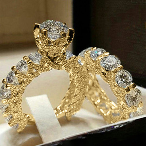 Elegante Set di Anelli per Coppie, Design Minimalista alla Moda per Donne, Gioielli per Matrimonio e Fidanzamento - Product Image 4