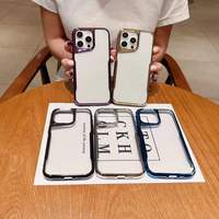 Pour TECNO POP9/SPARK GO 1 SPARK 30C Coque de téléphone portable en TPU transparent électro-plaqué, accessoires pour téléphone portable, coque arrière pour iPhone