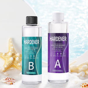 16oz Sets 1:1 High Transparent Yellowing Resistant Non-toxic Two Component Epoxy Resin and Hardener for Packing & <b>Construction</b> - Product Image 1