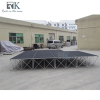 Scène de concert à installation rapide, scène pliante, plateforme modulaire