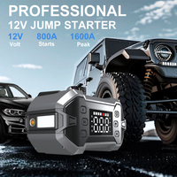 Q30 Multifunktionaler Starthilfe-Booster, 1600A Spitzenstrom, 16000mAh Akku, 150PSI Luftkompressor