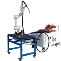 Bras de robot collaboratif industriel à 6 axes, machine de soudage automatique MIG TIG à l'arc pour métal ou acier inoxydable