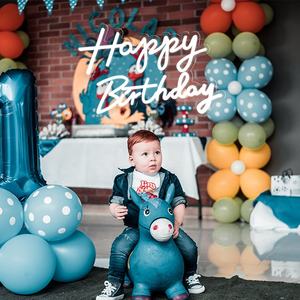 Enseigne lumineuse LED personnalisable « Happy Birthday » avec « Good Vibes Only » – Écologique pour entreprises et hôpitaux - Product Image 3