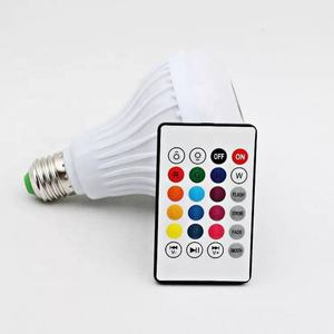 สินค้าขายดี หลอดไฟ LED อัจฉริยะไร้สาย RGB พร้อมลำโพงบลูทูธ - Product Image 3