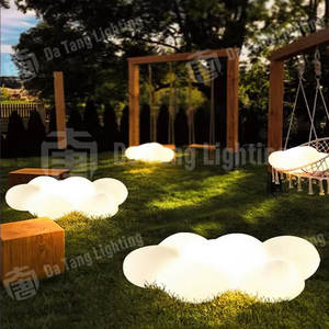 Luz Decorativa en Forma de Nube para Decoración de Festivales al Aire Libre, Iluminación de Paisaje para Navidad y Halloween con Iluminación LED Suave - Product Image 2